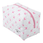 Large Coquette Ribbon Bow Cosmetic Case - Denny's