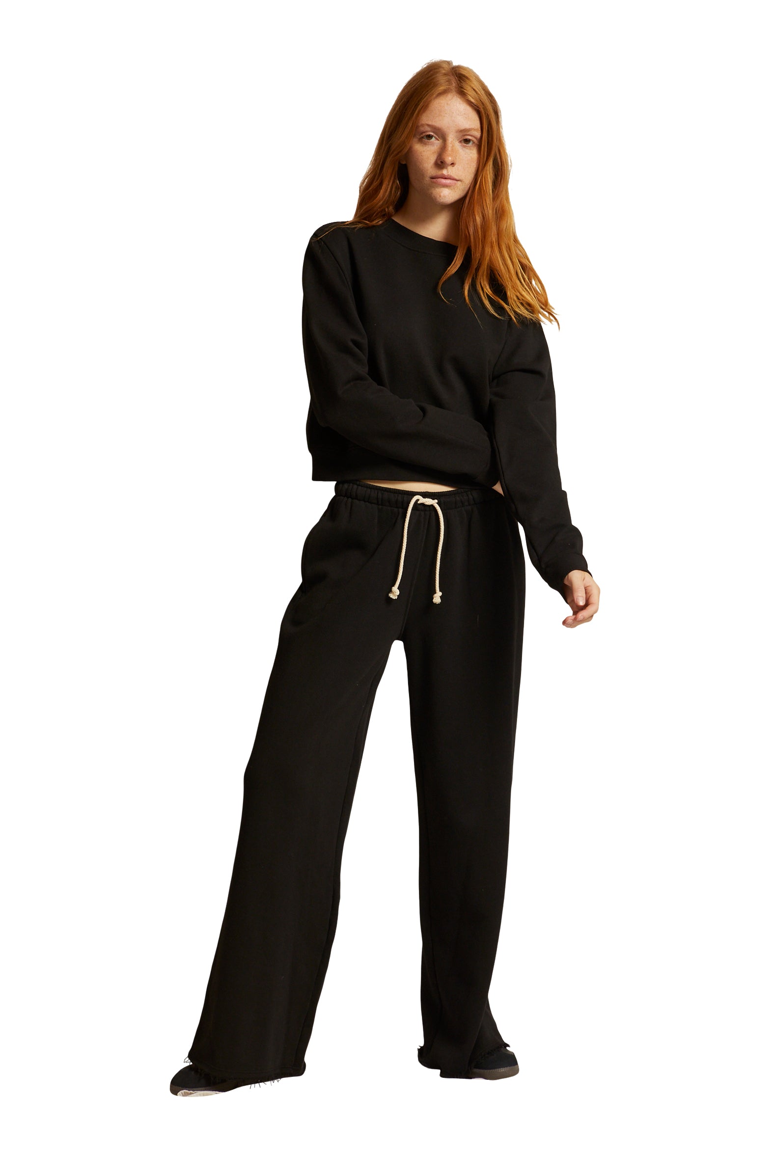 Hailey Fleece Wide Leg Pant - Denny's