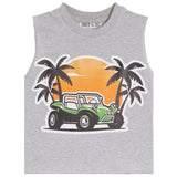 Beach Cruiser Palms Muscle Tee