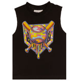 Multi Drip Baseball Muscle Tee