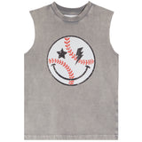 Smiley Baseball Muscle Tee