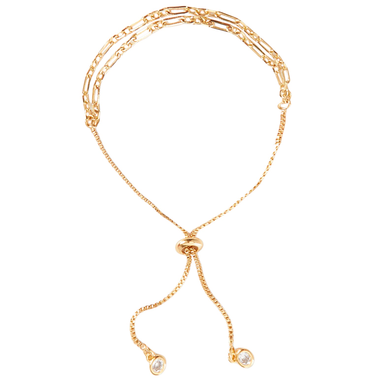 Double Round Link Pulley Bracelet - Denny's