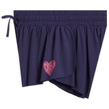 Pink Hearts Flyaway Short