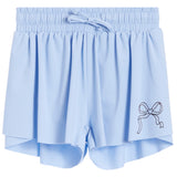 Flyaway Short With Black Bow