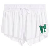 Green Bandana Bow Flyaway Short