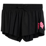 Flyaway Short With Pink Heart Bow
