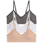 Adeline 3pk Seamless Removable Pads Bralette - Denny's