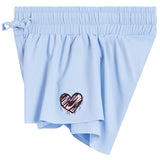 Flyaway Short With Pink Heart