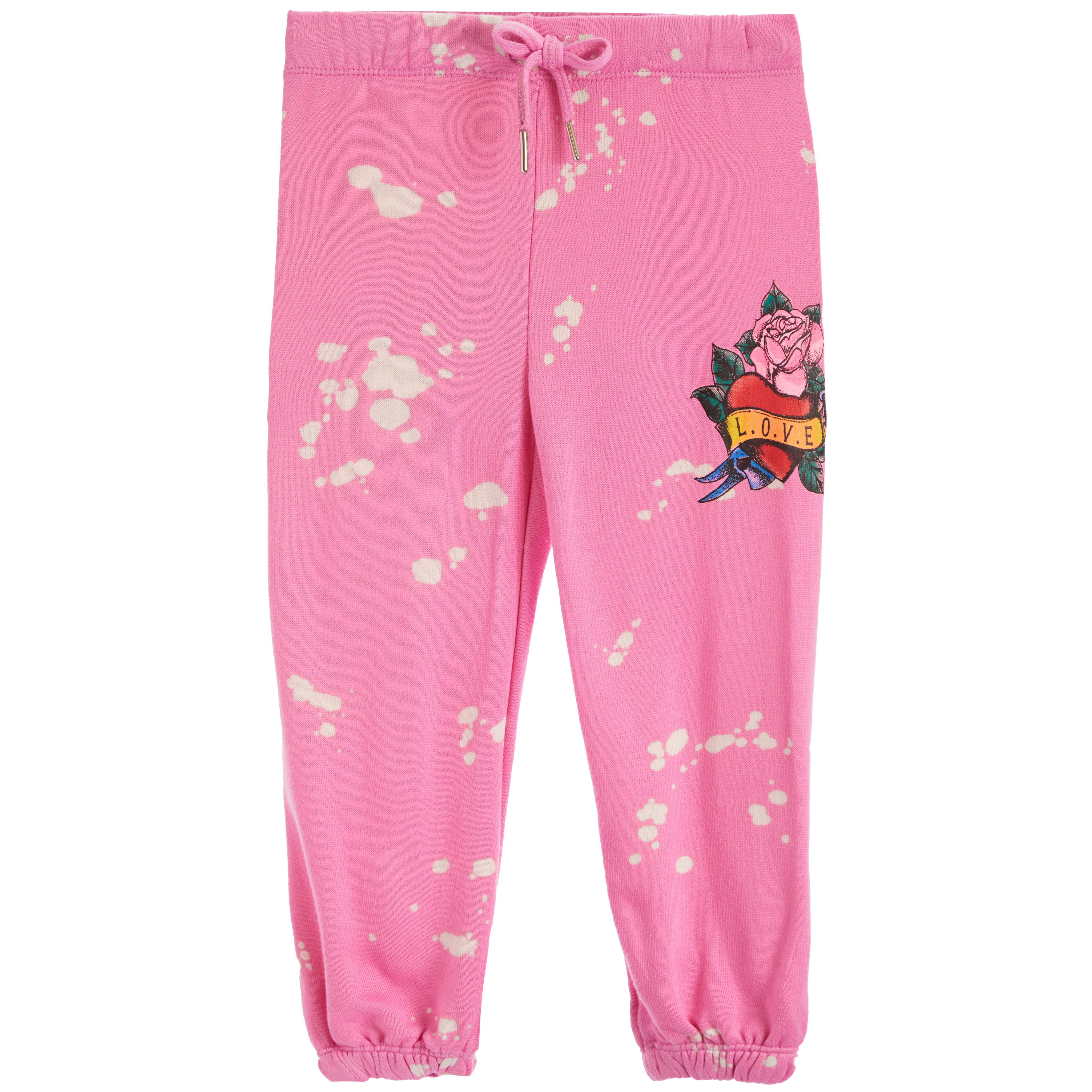 2pc Bleached Tattoo Hoodie and Jogger Set - Denny's