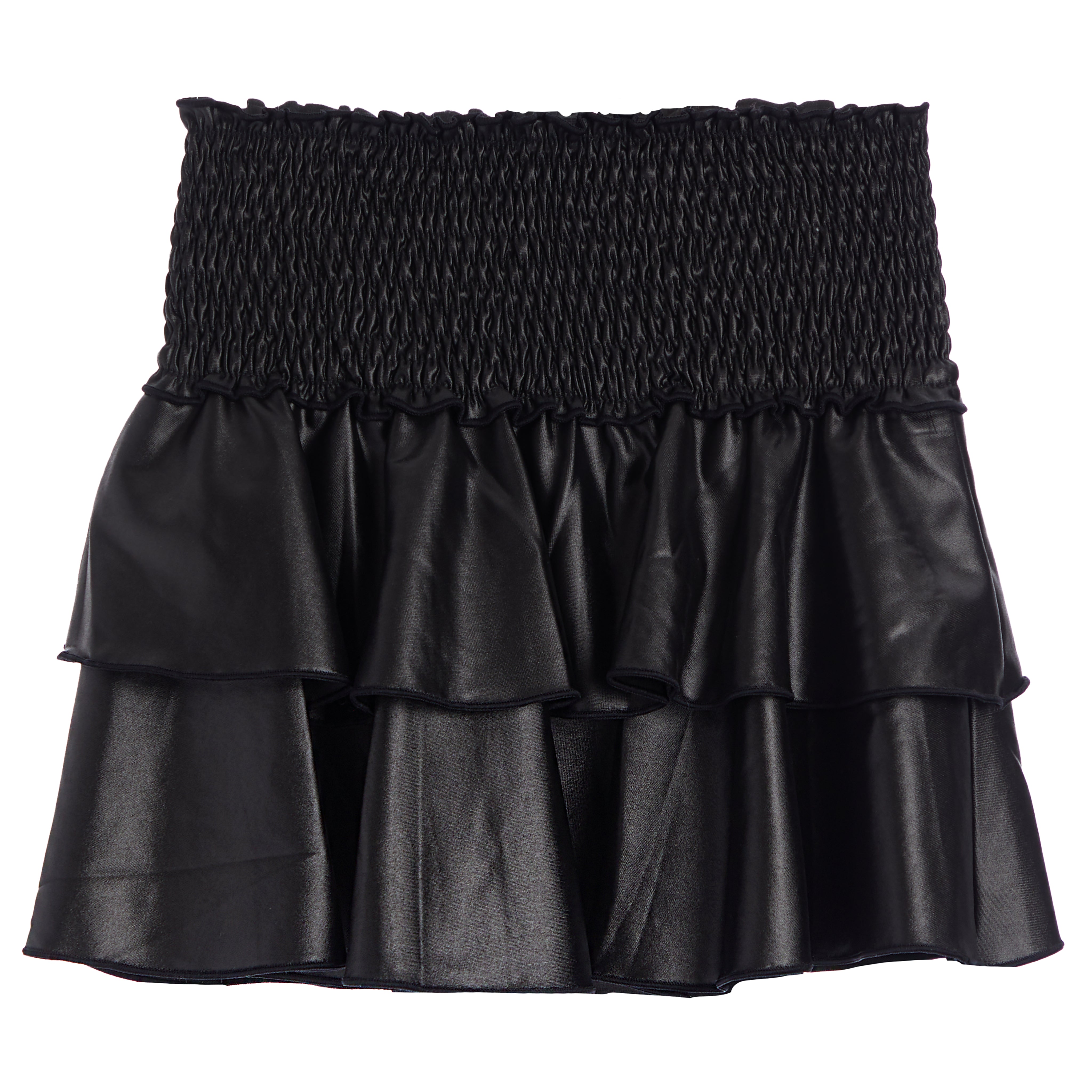 Tattoo Faux Leather Bottom Dress - Denny's