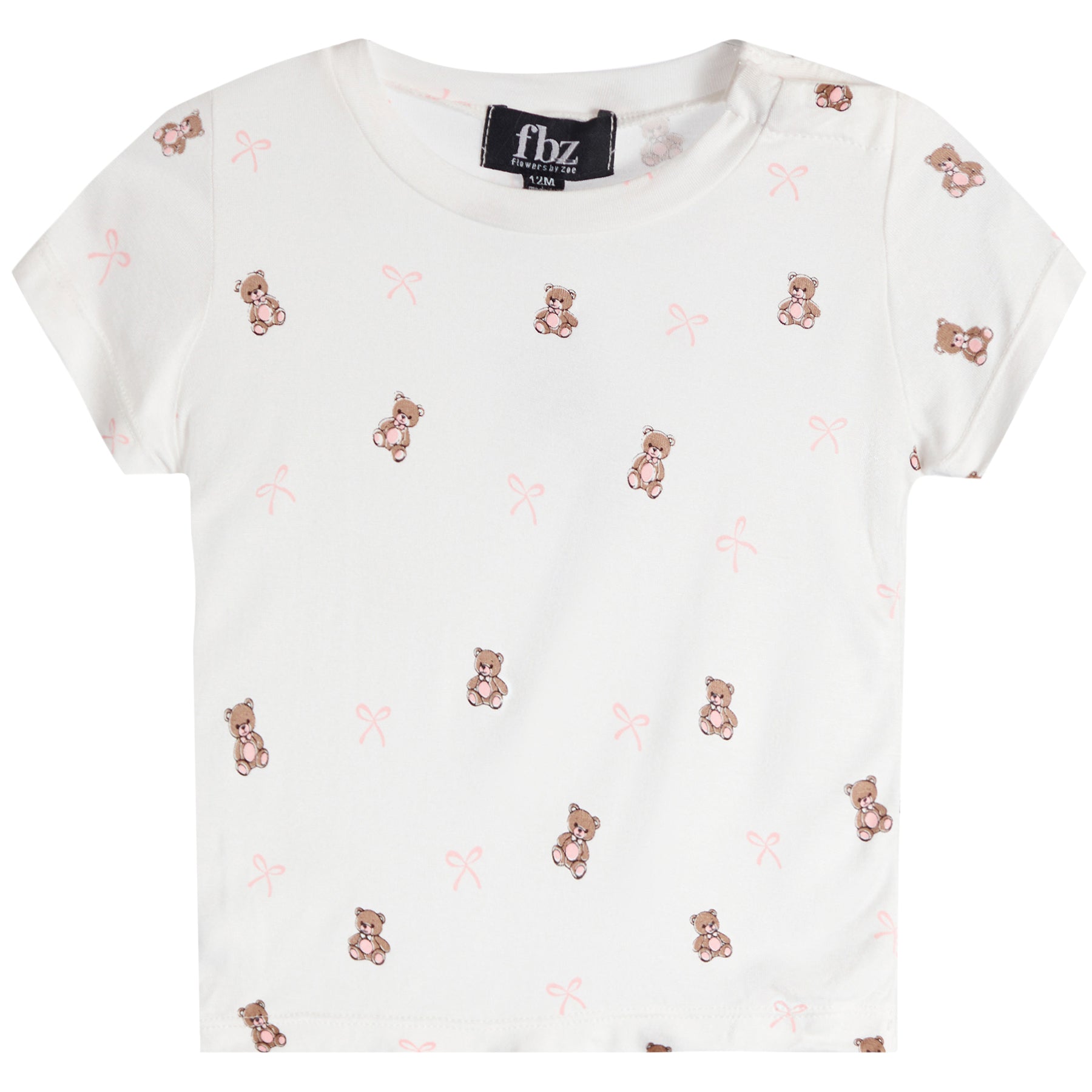 2pc Bear & Bows Short Set - Denny's