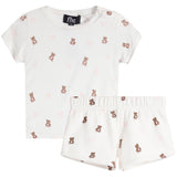 2pc Bear & Bows Short Set - Denny's