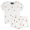 2pc Bear & Bows Short Set - Denny's