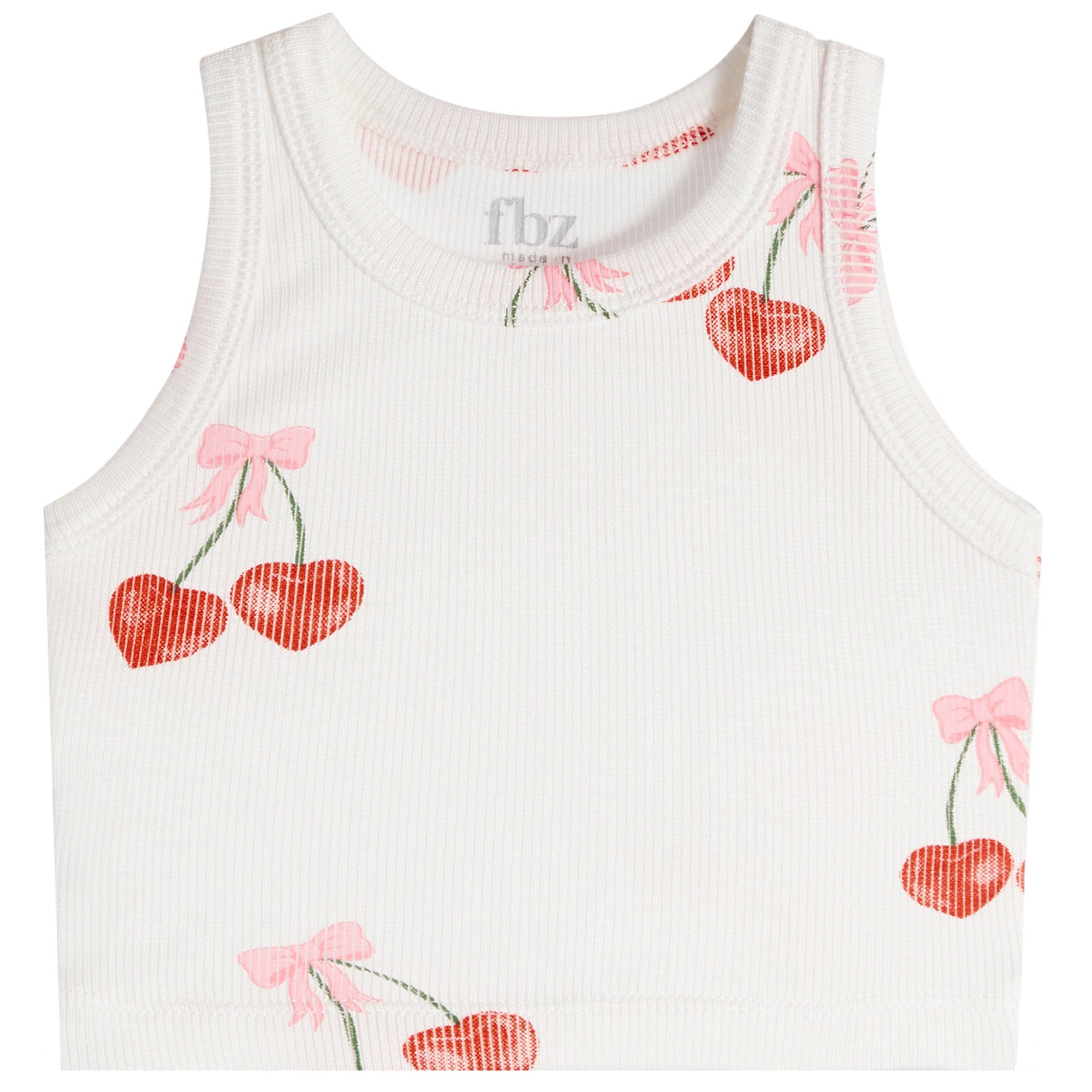 2pc Tank & Short Set Cherry Hearts - Denny's