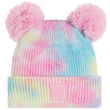 Pom Pom Tie Dye Beanie