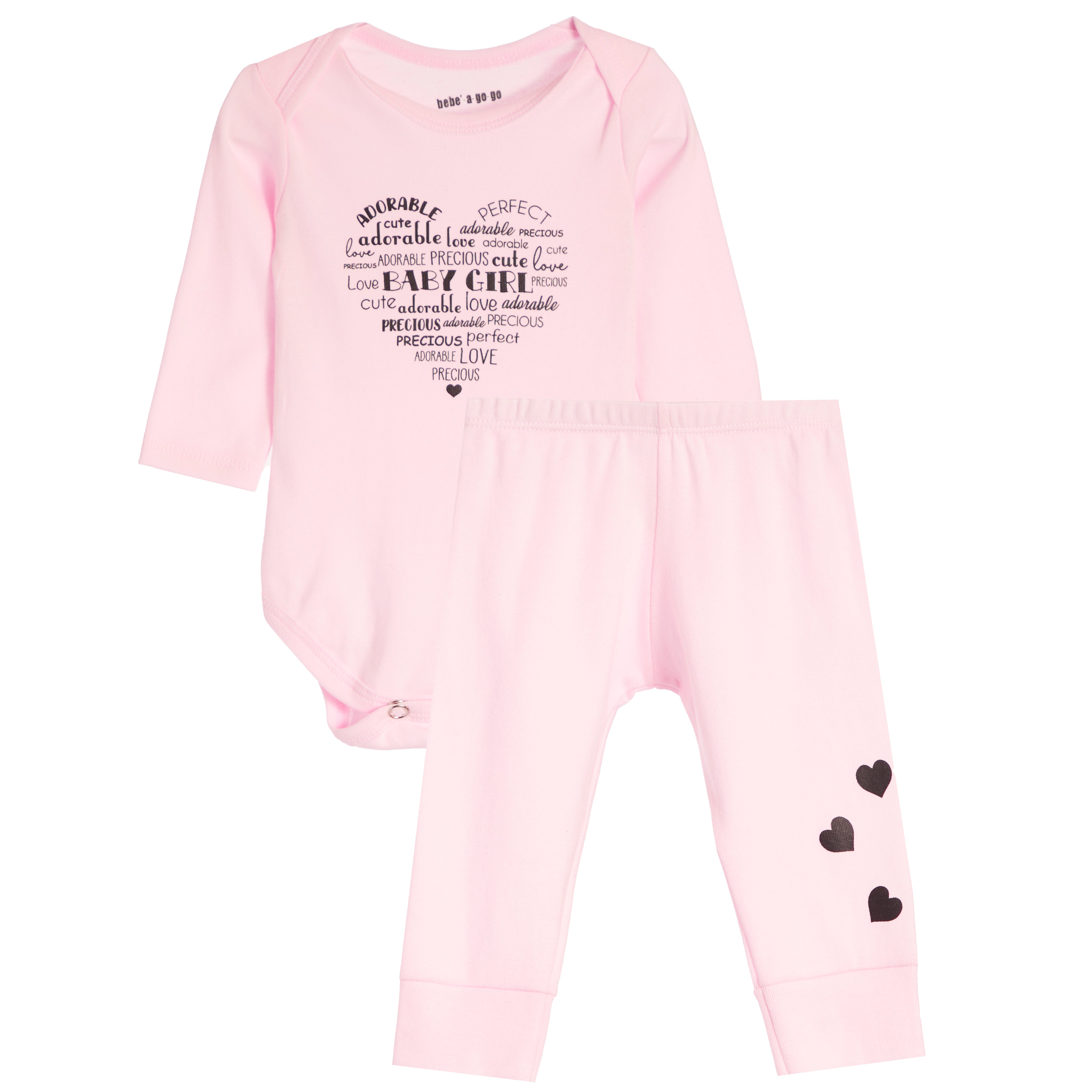 2pc Baby Girl Onesies Set - Denny's