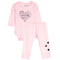 2pc Baby Girl Onesies Set - Denny's