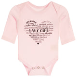 2pc Rib Set Baby Girl Onesie Set