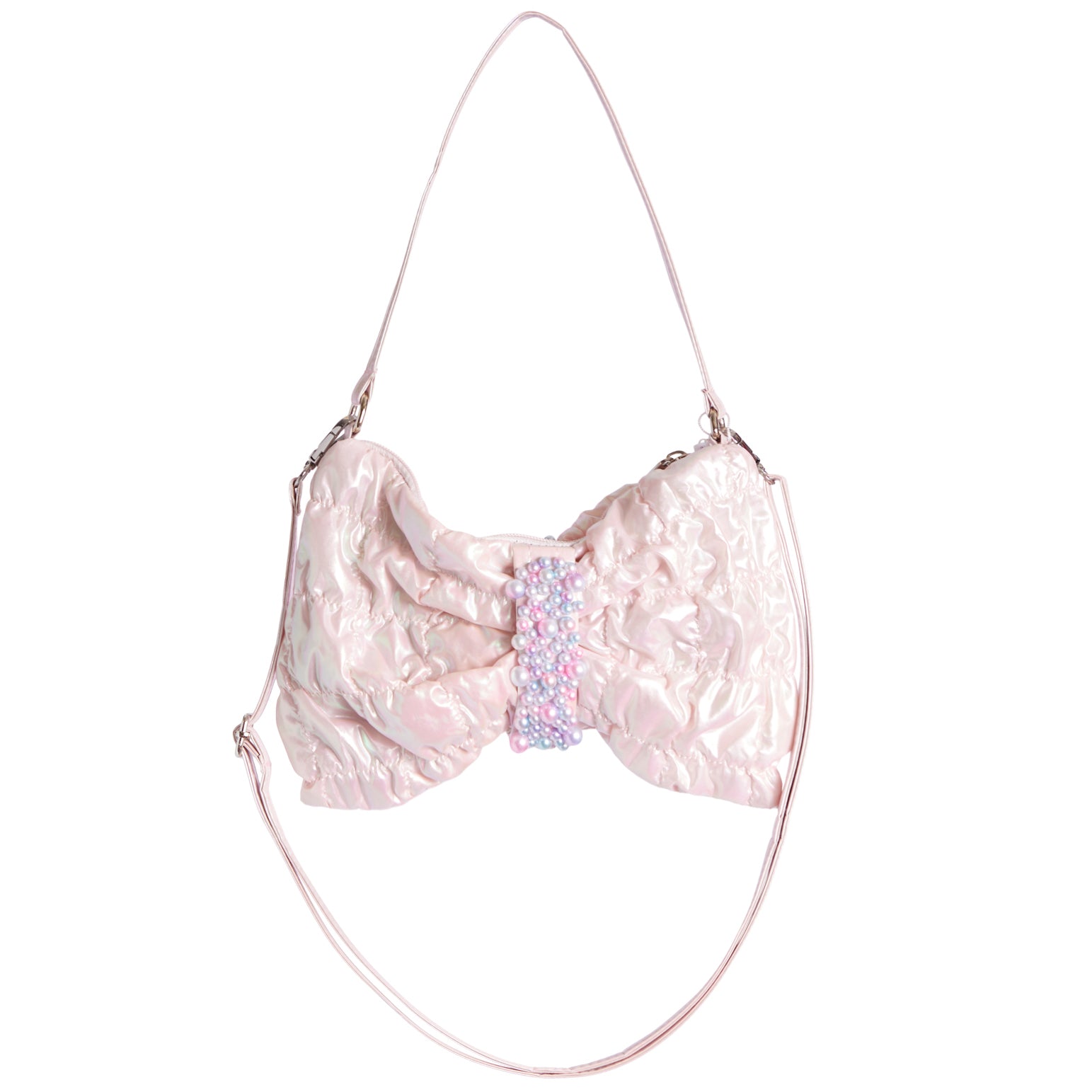 Pearl Charms Quilted Bow Bag - Denny's