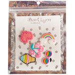 Multi Color Charm Clear Camera Bag - Denny's