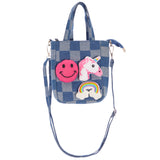 Dark Denim Plush Teddy Bag - Denny's