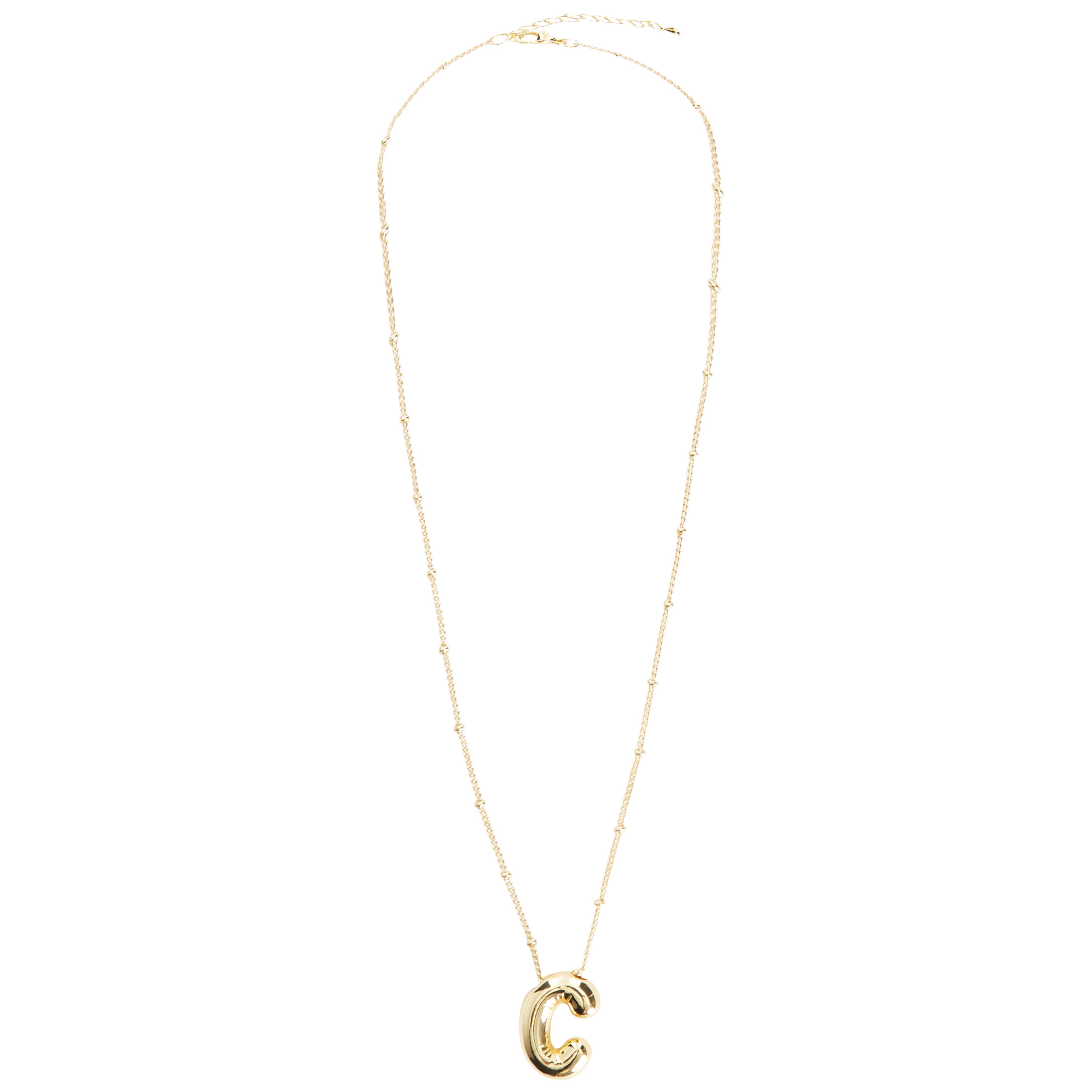 Balloon Initial Necklace - C - Denny's