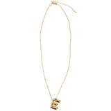 Balloon Initial Necklace - E - Denny's