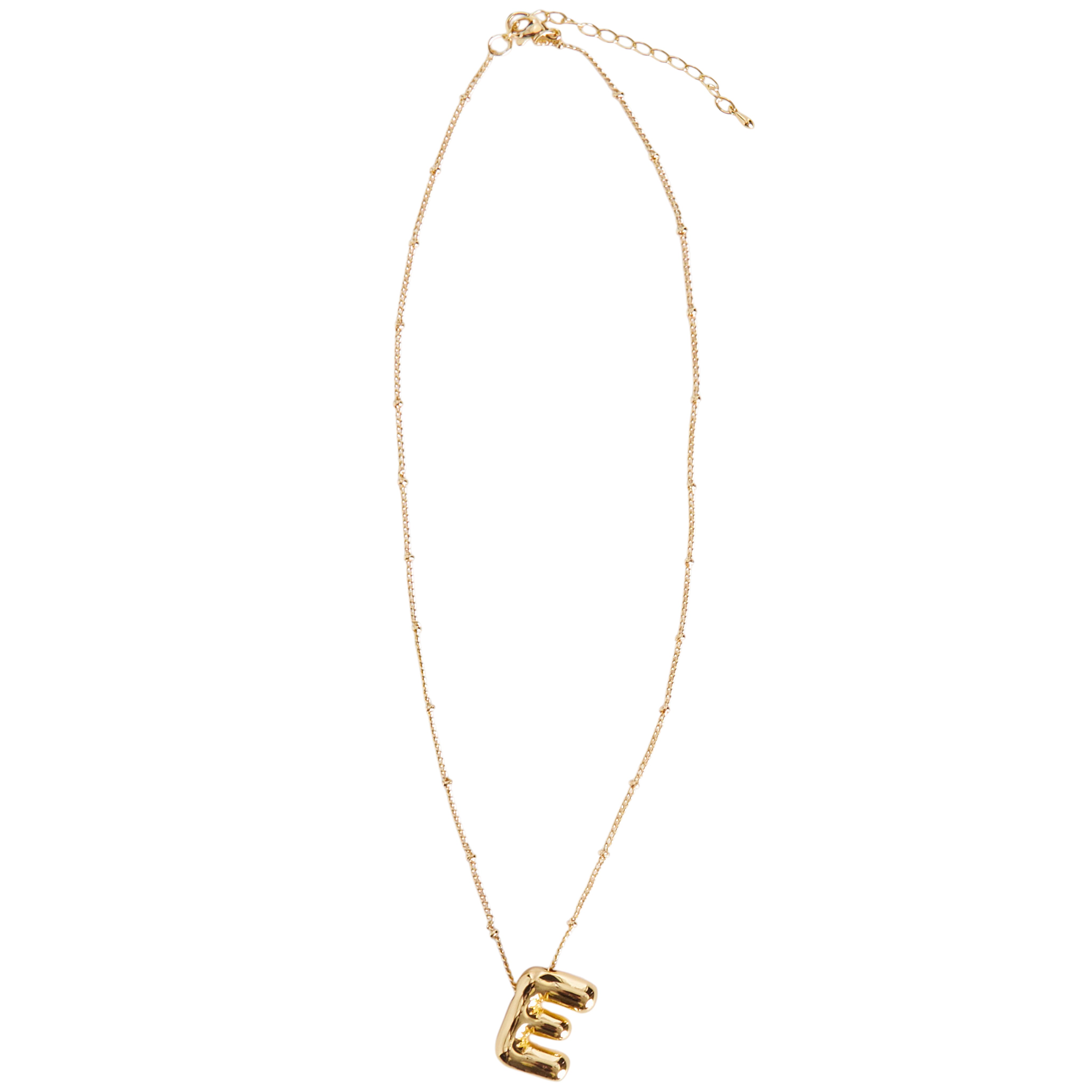 Balloon Initial Necklace - E - Denny's