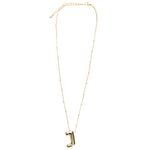 Balloon Initial Necklace - J - Denny's