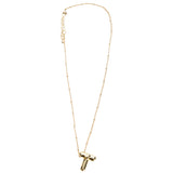 Balloon Initial Necklace - T - Denny's