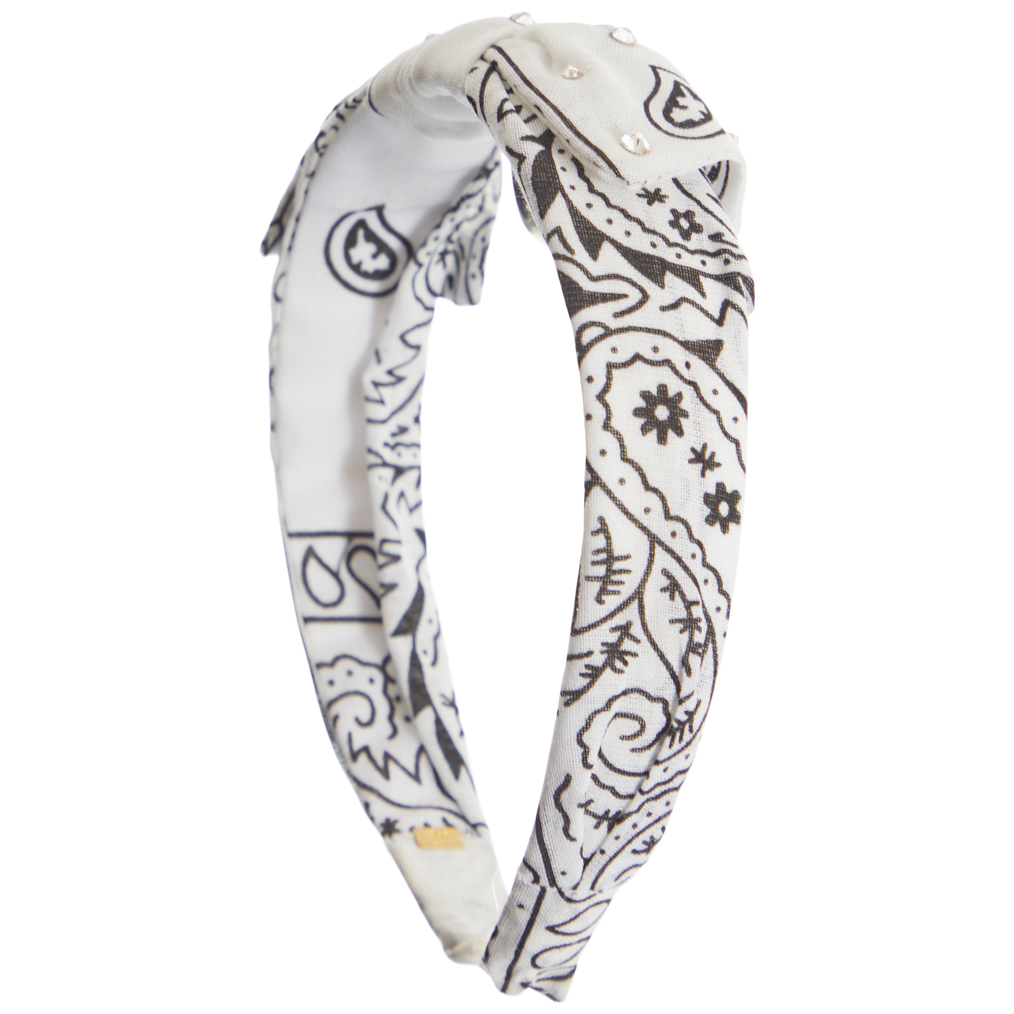 Bandana Bow Headband - Denny's