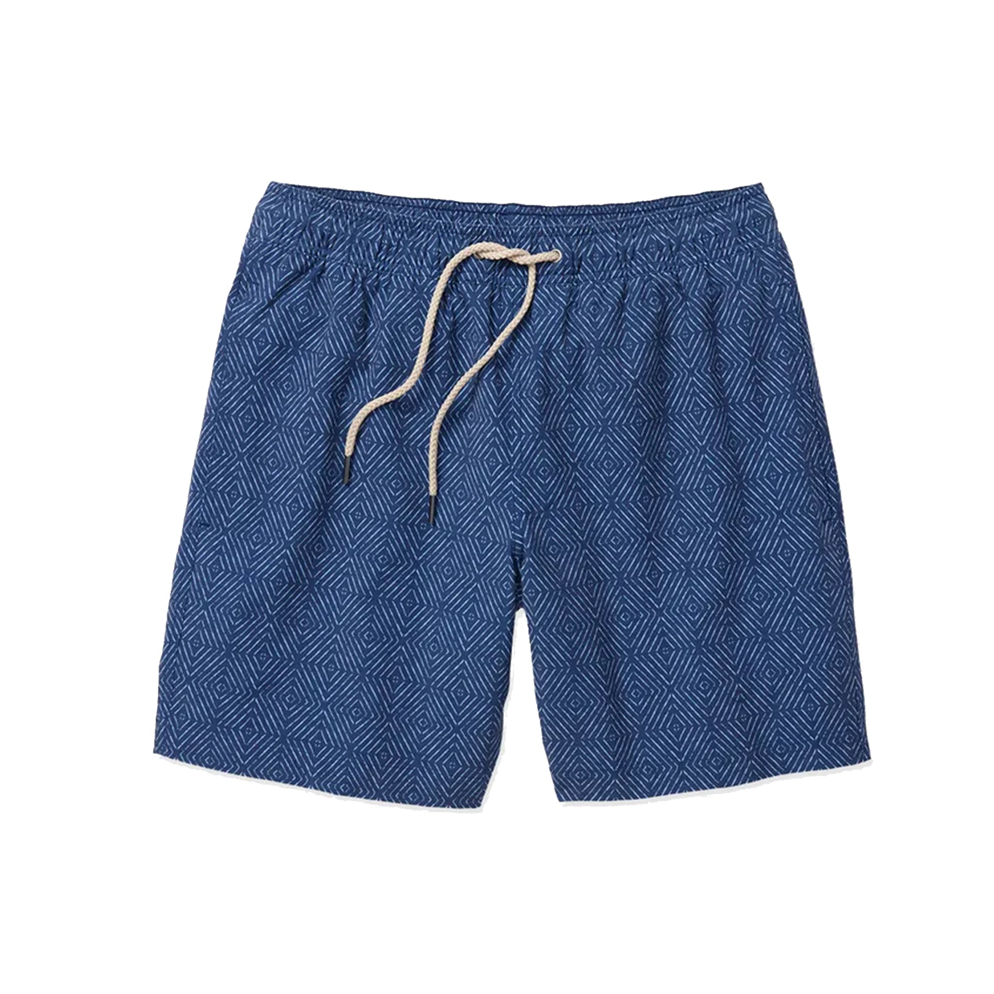 Navy Shibori Bayberry 7in Swim - Denny's