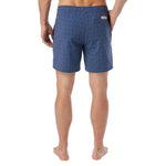Navy Shibori Bayberry 7in Swim - Denny's