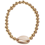 Beaded Bracelet with Shell - Denny's