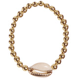 Beaded Bracelet with Shell - Denny's
