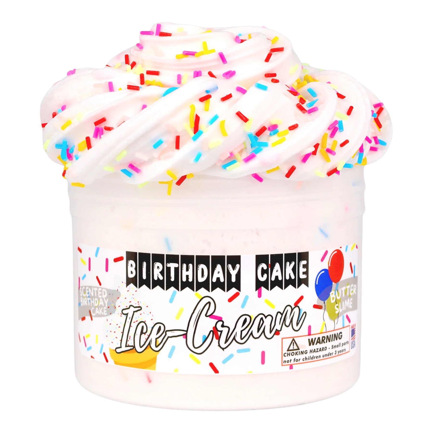 Birthday Cake Ice Cream Slime - Denny's