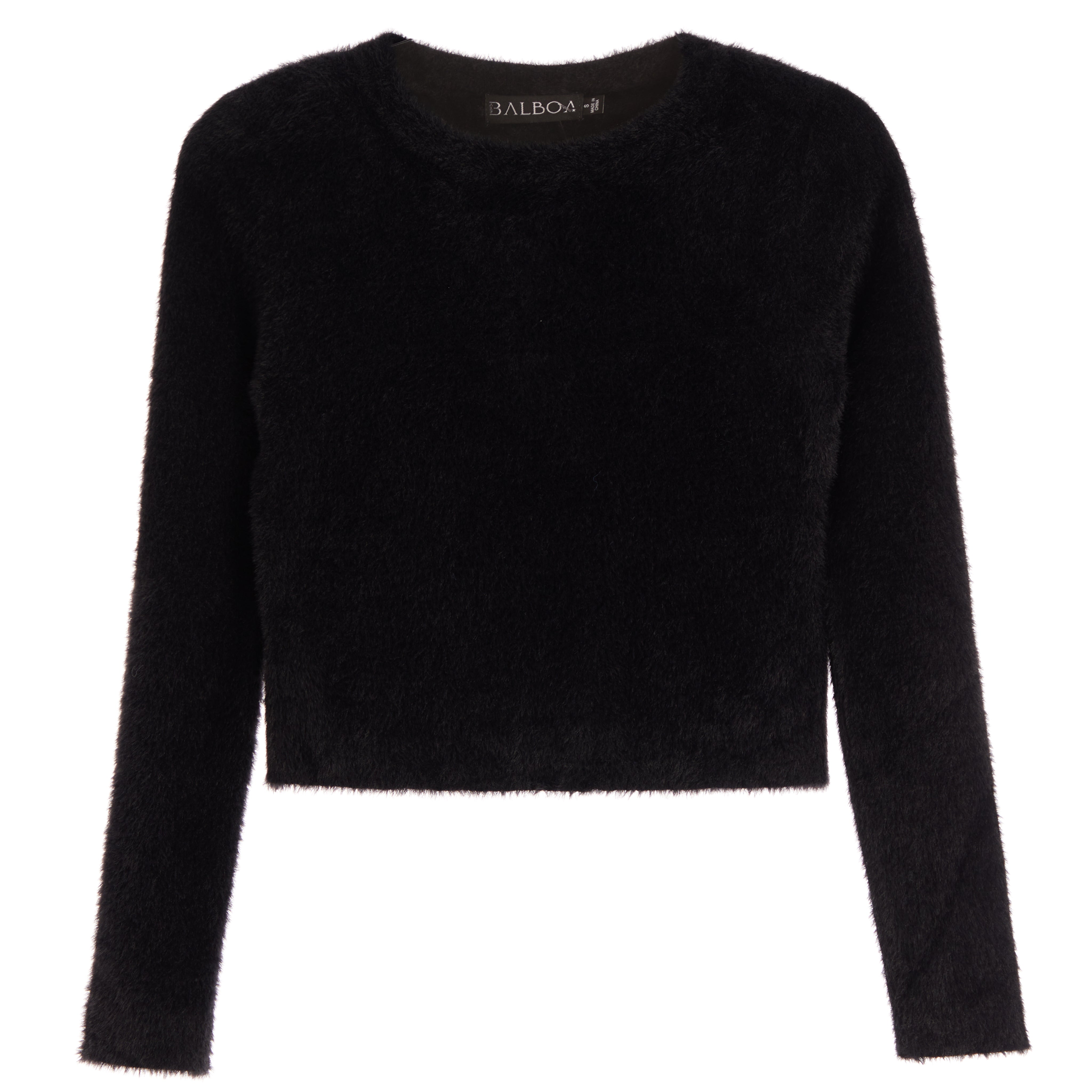 Fuzzy Crewneck Sweater - Denny's