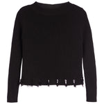 Distress Bottom Sweater - Denny's