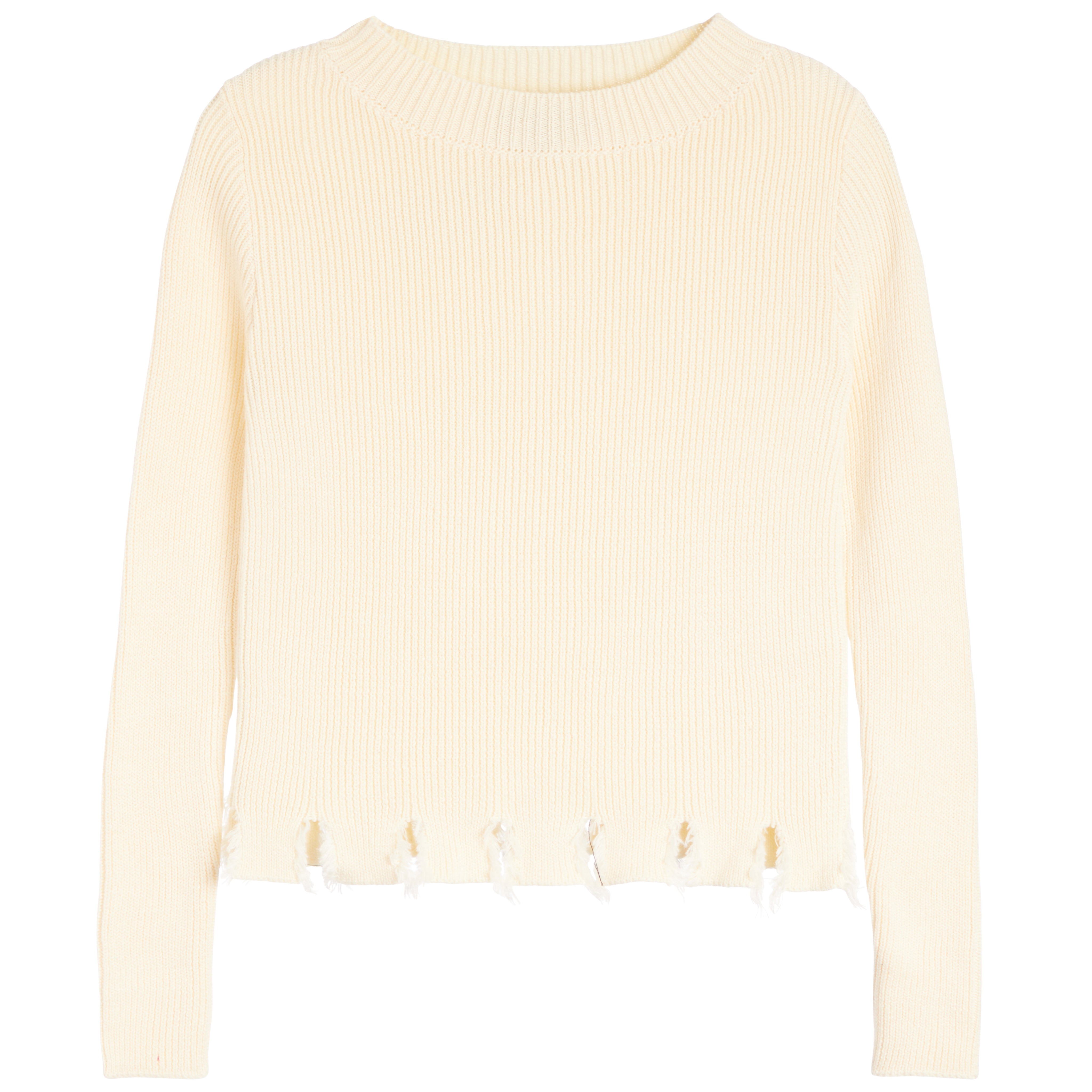 Distress Bottom Sweater - Denny's
