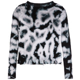 Tie Dye Distress Bottom Sweater - Denny's