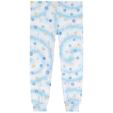 2pc Long Sleeve Challah Back Blue PJ Set