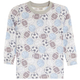 2pc Long Sleeve Sports PJ Set