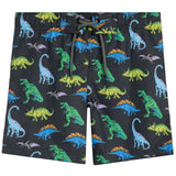 Neon Dino Swim Trunk