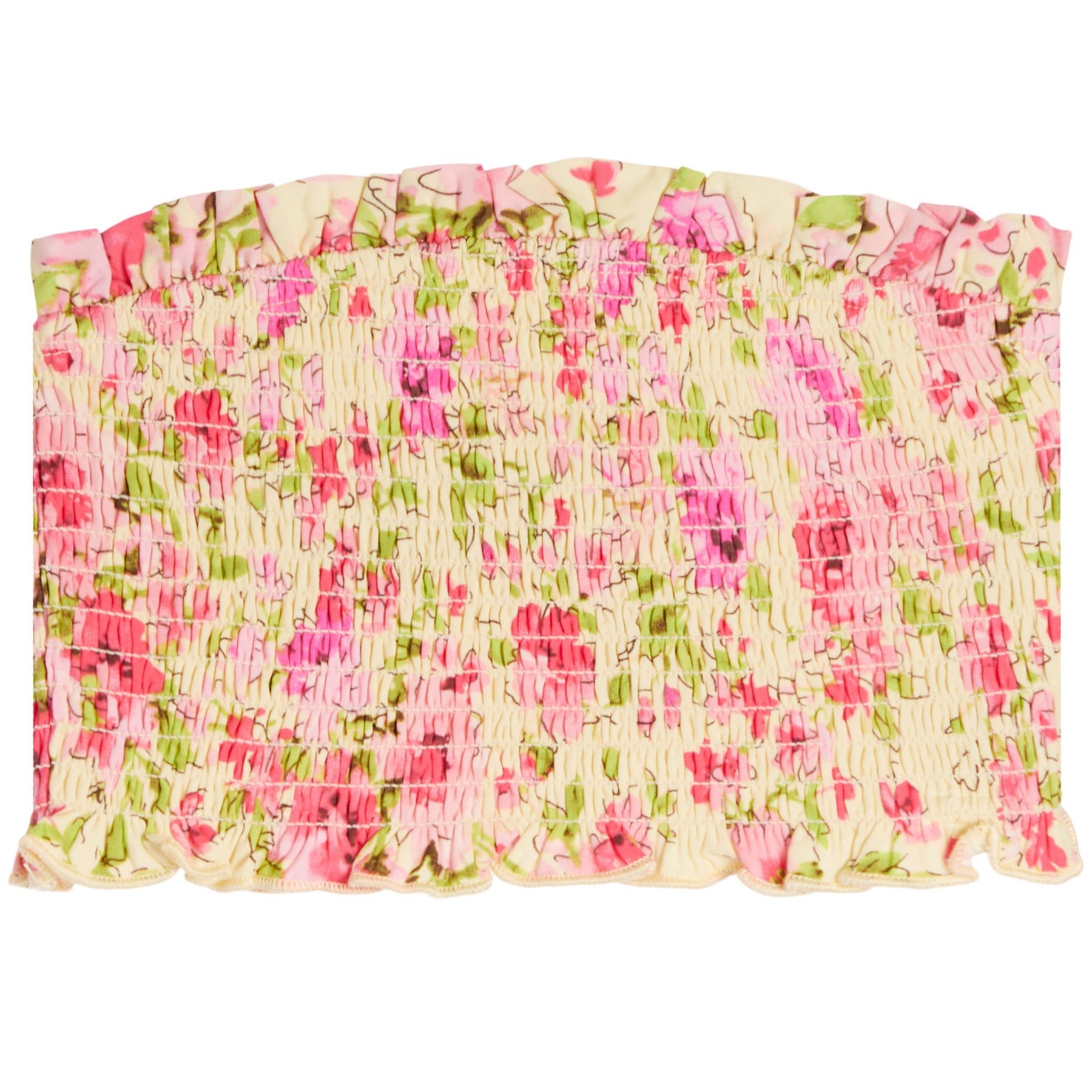 Bea Vacay Floral Tube Top - Denny's
