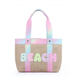 Beach Straw Tote Bag