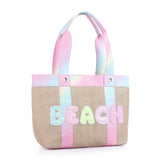 Beach Straw Tote Bag