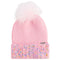 Embellished Cuff Fur Pom Hat - Denny's