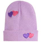 Double Heart Patches Beanie - Denny's