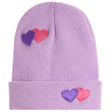 Double Heart Patches Beanie - Denny's