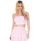 Bea Floral Plaid Tube Top - Denny's